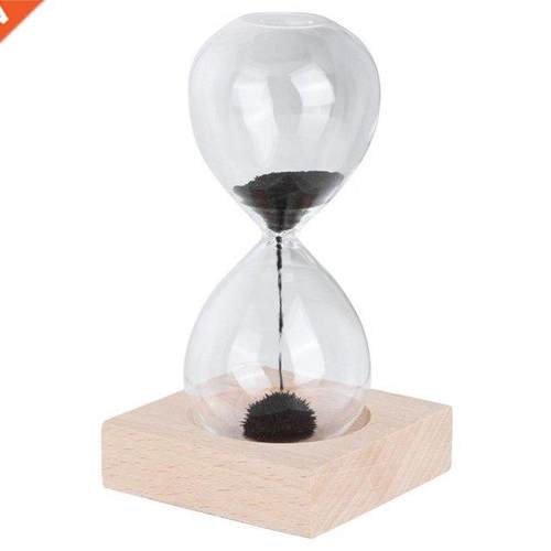 Household Desktop Magnetc Glass Sand Clock Hourglass Tmer