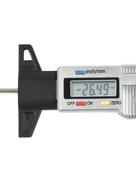 LCD Digital Tyre Depth Gauge Car Tire Tester Brake Wear Resi