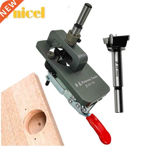 35MM Hinge Boring Jig Drill Guide Set Door Inallation Hole