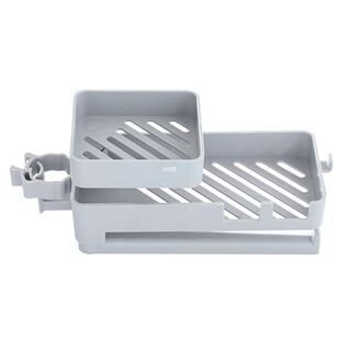 Drain Rack Organizer Sink Faucet For Dish Cloth Double Layer