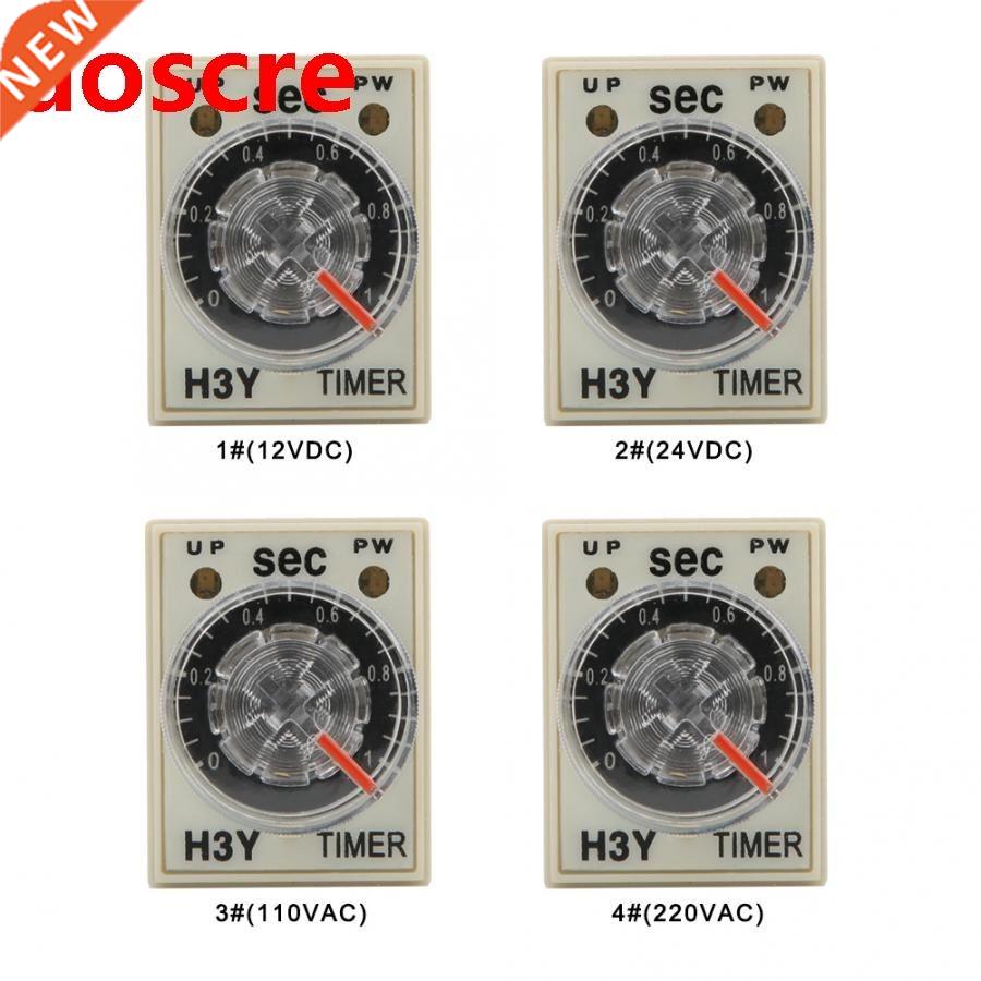 H3Y-2 Dely Timer 8 Pin Timer Rely 0~1 Second Dil Type Tim