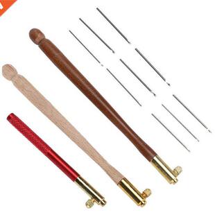 Crochet Hook Latch Beaded Needle for Embroidery Beading Knit