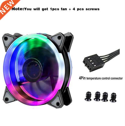 9cm 92mm LED Fan 90mm 4PIN PIN PC Desktop Computer Case Coo