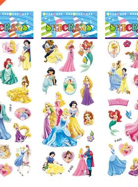 6 Sheets/set cartoon Snow White Princess stickers scrapbooki