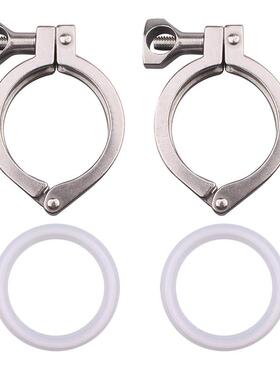 2Pcs Tri-Clamp Steel Single Pin Heavy Duty Tri Clamp with Wi