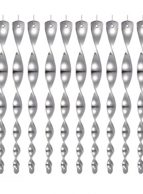 12pcs Outdoor Bird Repellent Rotating Rod Reflective Insect