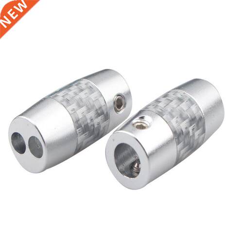 4Pcs Speaker Cable Splitter Ring Carbon Fiber Aluminum Alloy