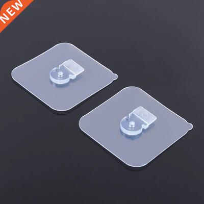 2pcs Heavy Duty Seamless Self Adhesve Hook Wall Hanger Hang