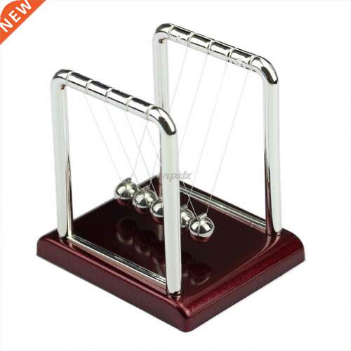 Steel Newton	s Cradle Balance Ball Physics Science Pendul
