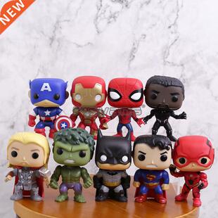 Super Heroes Figure Toys 9pcs/set Captain America Iron Man