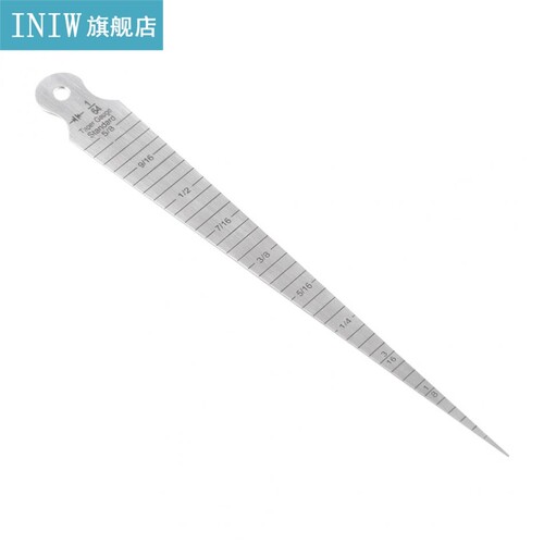 Fdit 1-15mm Stainless Taper Gauge Aperture Scale Wedge Feele