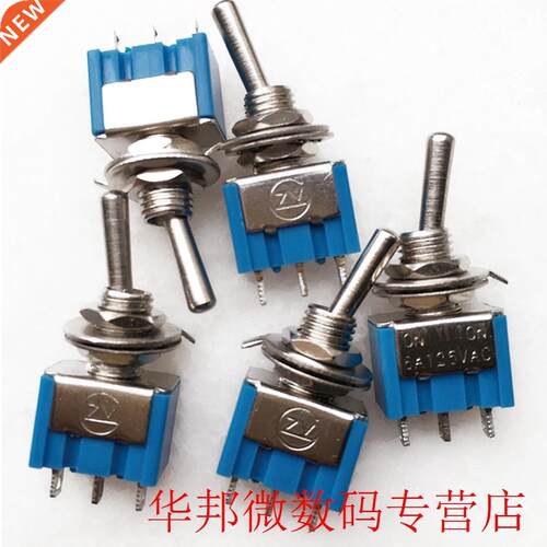10pcs MTS-102 3 Pin SPST ON-ON 2 Position 6A 250V AC Mini To