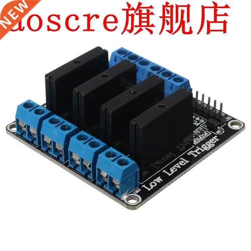 5V 4 Channels SSR G3MB-202P Solid State Relay Module Low Lev