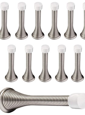 12Pcs Spring Door Stops 3 Flexible Heavy Duty Spring Door