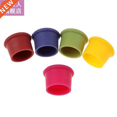 5Pc Silicone Wine Bottle Stopper Bar Preservation Champagne