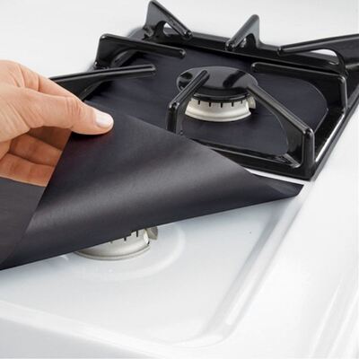 2PCS Universal Stove Burner Covers Protector Sheets Oven Lin