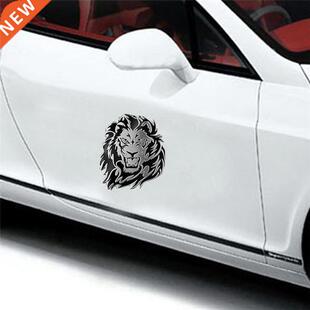 3D Cr luminum lloy Sticker Personlity Lion uto Logo Bd