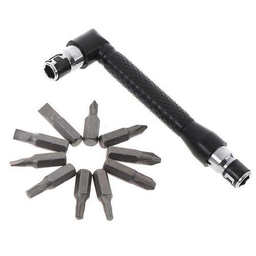 6.35mm Hand Tool L-shape Universal Socket Wrench Double Head