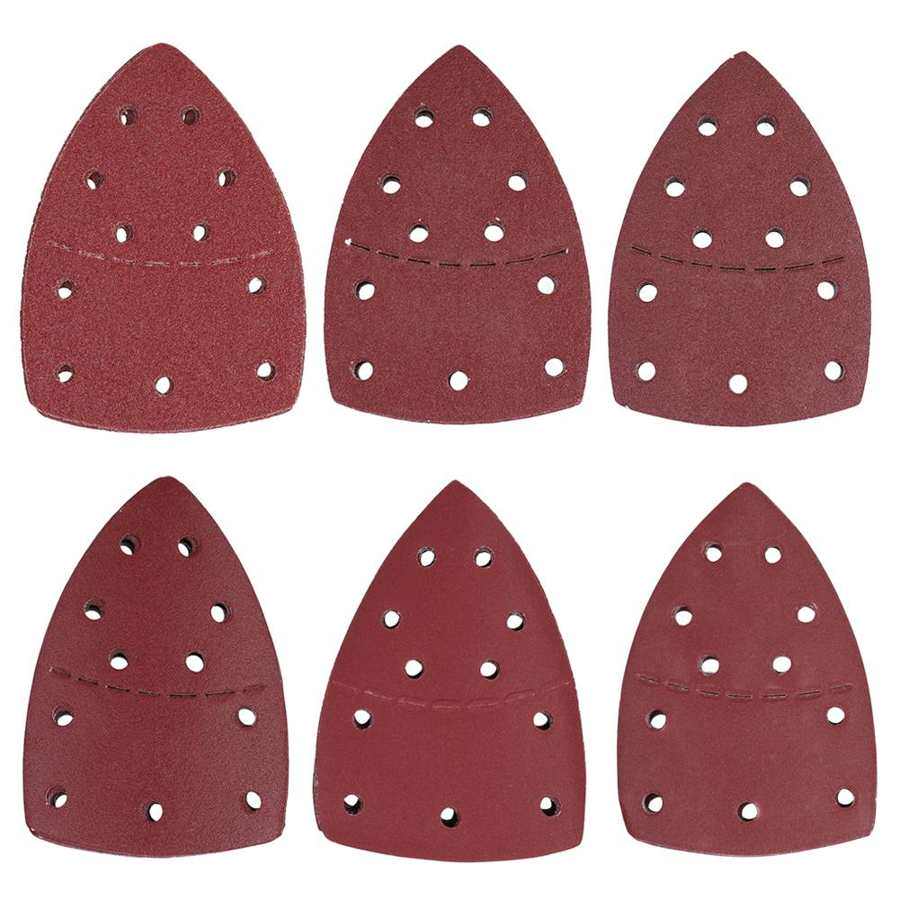 60Pcs Mouse Sandpaper Sepate Palm Abrasive Paper Sanding S - 实物图