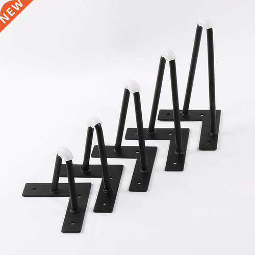 4pcs 10-40cm Iron Table Legs for Furniture Foot Metal Black