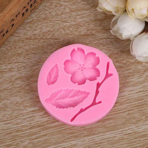 Handmade Soap Mold Peach Blossom Cake Mould Bread Mousse Jel