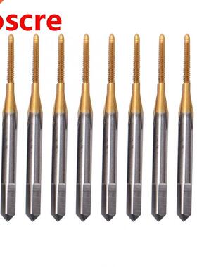 10Pcs Tap High Speed Steel with Coating Coarse Thread Hand T