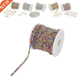 Rhinestone Trim Rhinestone Strips Colorful Glittering for Gi