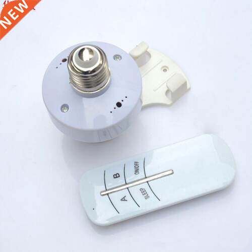 E27 220V Wireless Remote Control Screw Lamp Base Bulb Holder
