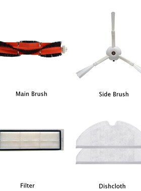 Brush Filter Accessories-Kit For XIAOMI MI Robot Vacuum