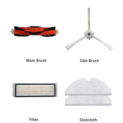 Brush Filter Accessories-Kit For XIAOMI MI Robot Vacuum