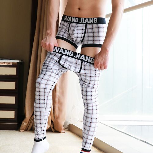 Fashion cotton long johns With Boxers underwear winter Long