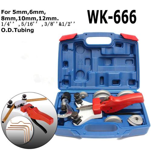 11Pcs Kit 5 12mm WK 666 Multi Copper Pipe Bender Tube Kit B
