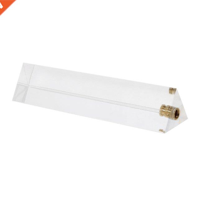 Optical Glass Triangular Prism with 1/4 Inch Thread Compatib