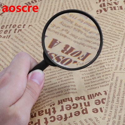 Magnifier 60mm Hand Held 5X Magnifying Loupe Reading Glass L