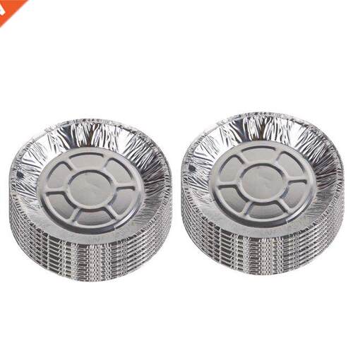 50 Pieces Baking Pans with Clear Lids Freezer Fryer Liner Pi