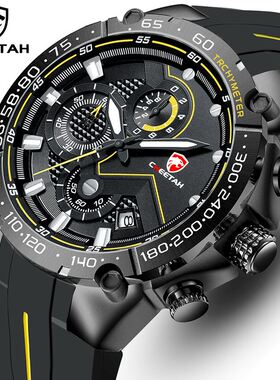 2020 New CHEETAH Men Watch Top Brand Luxury Fashion Chronog