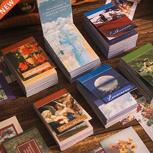 50 Pcs Ins Style Retro Journal Stickers Good Collection Seri