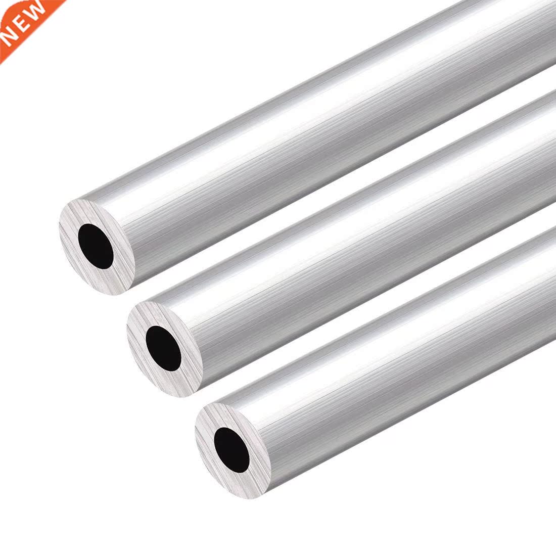 606 Aluminum Round Tube 00mm Length 19mm OD 9mm Inner Dia