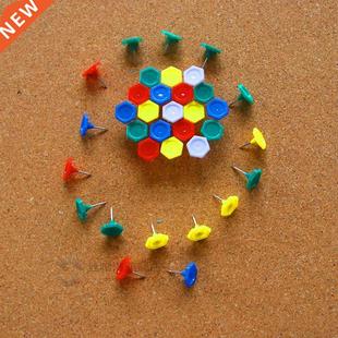 *40pcs Colored Plaic Push Pins Thumbtacks Cork Board Photo