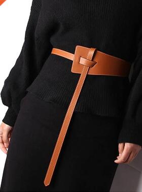 Wide Corset Designer Belt for Women 2022 New Tie Obi Waistba