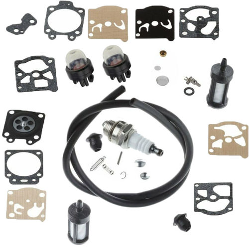 Carburetor Repair Kit With Primer Bulb Fuel Line Filter Spar