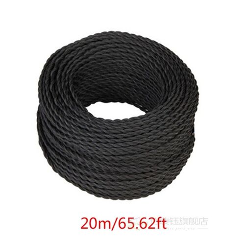10/20 Meters 2 Core Copper Wire Electrical Rope Wire Braided
