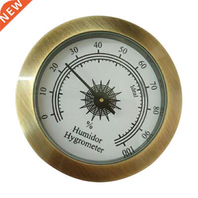 Hot Selling 50mm Round Glss nlog Hygrometer For Humidors