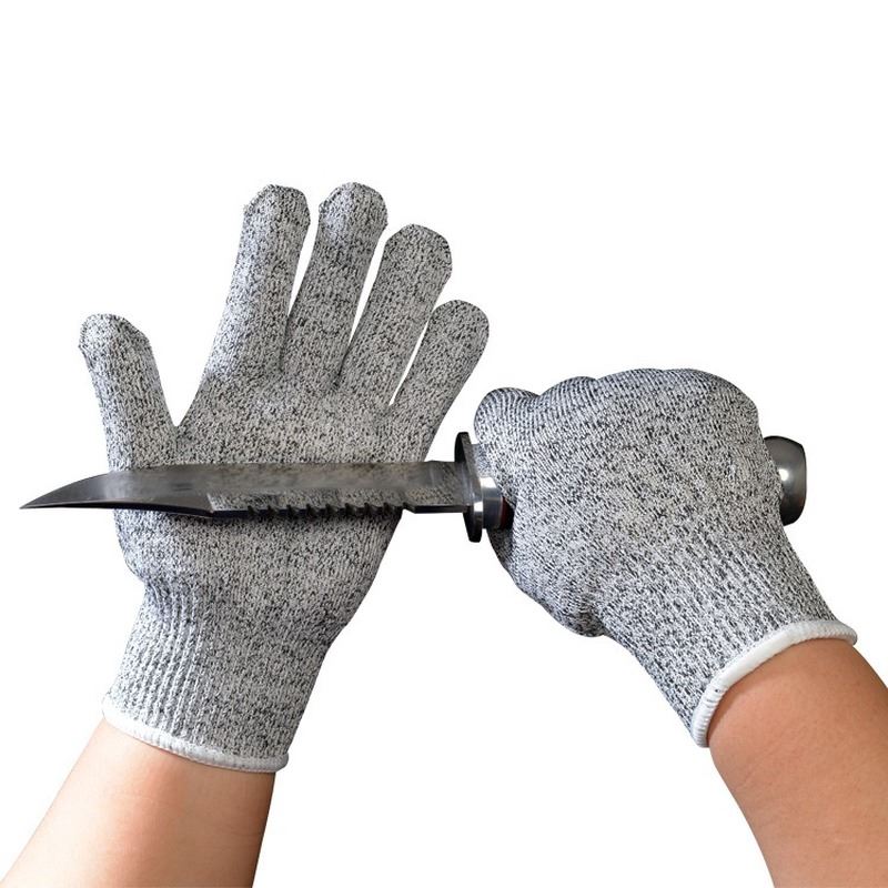 1pair Level 5 Cut Proof Stab Resistant Wire Metal Glove Kitc