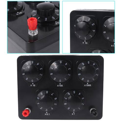0-9999.9 Ohm Variable Resistance Box Decade Resistor Experim