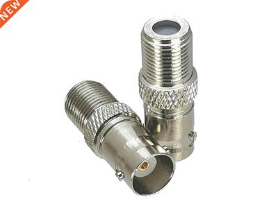 10Pcs F TV Femle Jack to BNC Female Jack RF Adapter Connecto