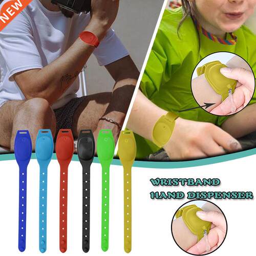 Hand Sanitizer Disinfectant Sub-packing Silicone Bracelet Wr