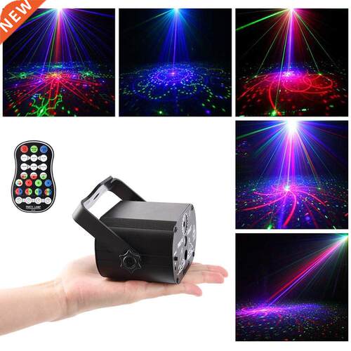 Led Disco Light Stage Lights Voice Control Music Laser Proje