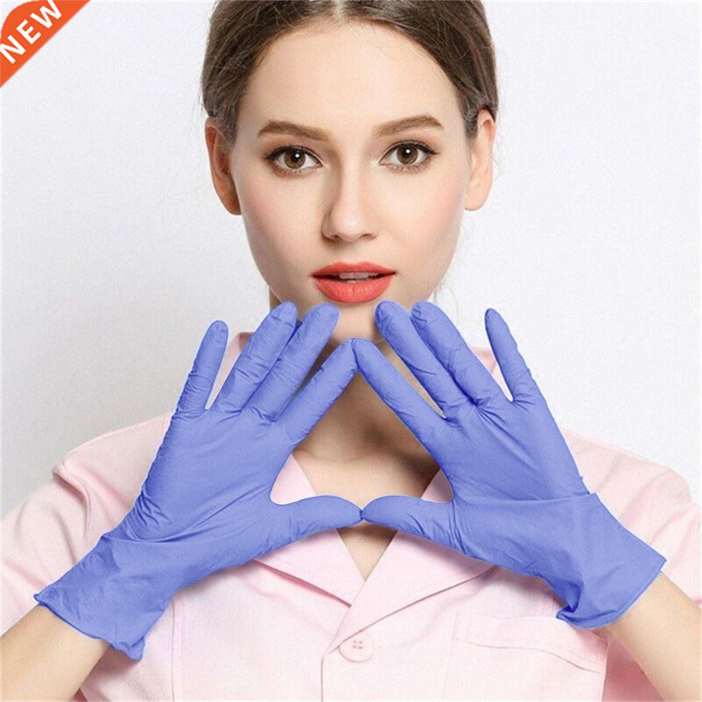 100 PCS Disposable Latex Rubber Gloves Household Cleaning Ex