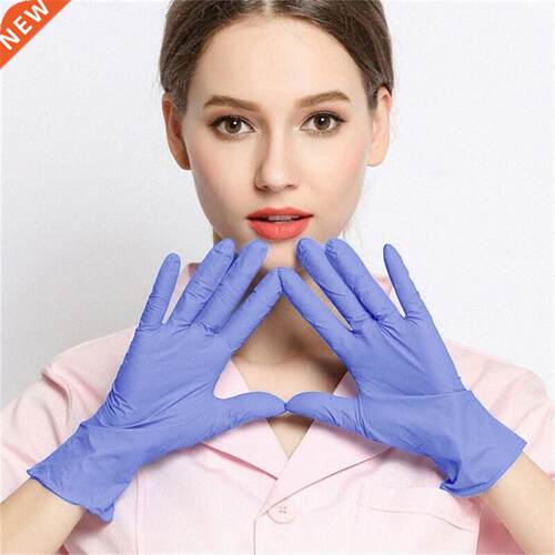 100 PCS Disposable Latex Rubber Gloves Household Cleaning Ex